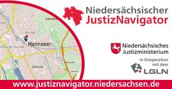 Logo: Niedersächsischer JustizNavigator (öffnet Seite https://www.geobasisdaten.niedersachsen.de/mj/index.php)